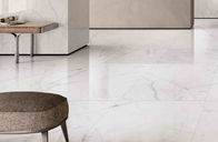 Super Witte Marmeren het Porseleintegel van Carrara 12 Mm-Zuurvaste Dikte