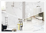 Super Witte Marmeren het Porseleintegel van Carrara 12 Mm-Zuurvaste Dikte