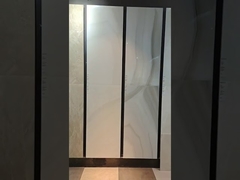 Vergelijking van 600x1200mm marmer agaat serie beige kleur FP8126A83 en grijze kleur FP8126A87