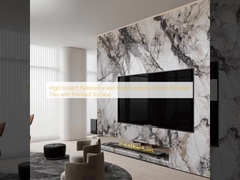 Hoge krasbestendigheid en hoge duurzaamheid van porseleinen met gepolijst oppervlak