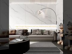 Hoge krasbestendigheid en eenvoudig onderhoud met keramische vloertegels voor binnenshuis