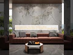 Binnentegels van porselein, 9 mm dik, wit marmer/illusie/houtnerf voor duurzame en elegante vloeren