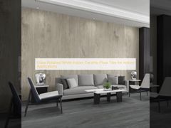 Geglazuurde gepolijste witte keramische vloertegels voor binnentoepassingen