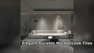Duurzame porseleinen keukentegels van 1200 x 2700 mm met marmerlook