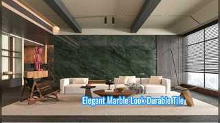 Duurzame porseleinen tegel met marmerlook voor moderne interieurs
