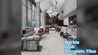 Porseleinen vloertegels Moderne esthetiek