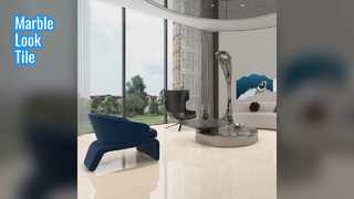 Tegel met marmerlook Hoge krasbestendigheid Gemakkelijk te installeren
