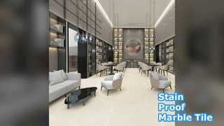 Tegel met marmerlook: vlekbestendig en gemakkelijk schoon te maken