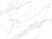 De de Vloertegel van het woonkamerporselein en het Witte Marmer van Calacatta van het Muurontwerp kijken Grote Tegel 160*360cm van het Grootteporselein
