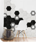 Hexagon Matte Finished Anti Slip 20*23cm Badkamerskeramische tegel