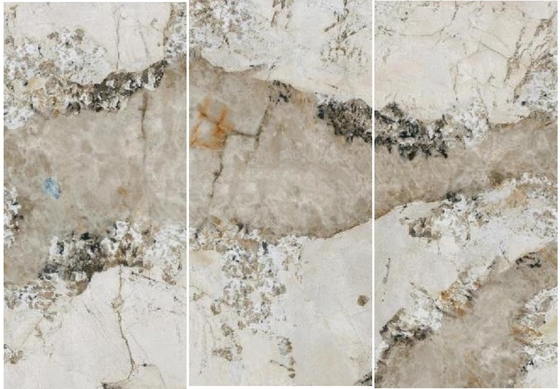 Pandora White Brown Colour Marble-de Vloertegels van het Plaktegel Opgepoetste Graniet
