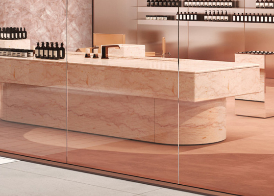 Elegant 6 mm interieur porseleinen wandplaat voor woonkamer decoratie