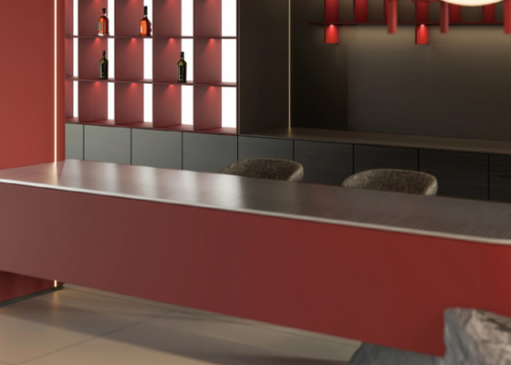 Gepolijste witte porseleinen tegels 6 mm Indoor Living Space Flooring Solution