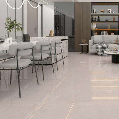 Gemakkelijk onderhoud Porseleinen vloertegels 10 mm Mat Finish Vlekbestendig voor binnenwoningen