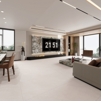Matt Finish en Interieur Porseleinen Wandplaat met Absorptie Rate 0,1%