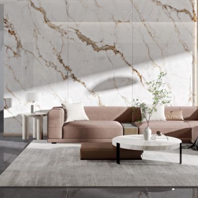 1200x2700mm Indoor Porseleinen Tegels Hoge Vlekbestendigheid voor Gemakkelijk Onderhoud Vloeren