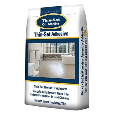 Kleverige bodemtegel van mortel of kleverig porselein Badkamer geschikt voor buiten In koud klimaat Duurzame vorstbestendige tegel