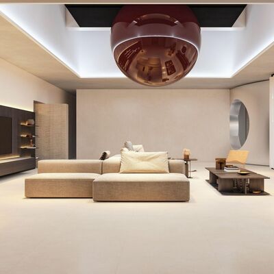 slijtvast modern porseleinen tegel met een dikte van 9 mm en steen ziet er perfect uit voor moderne interieurprojecten