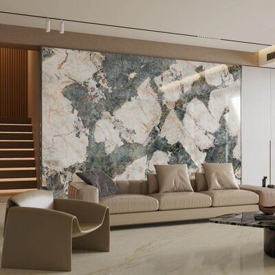 Water Absorption Less Than 0.5 Percent Marble Look Porcelain Tile Designed For Indoor And Outdoor Floor And Wall Modern Style Stylish