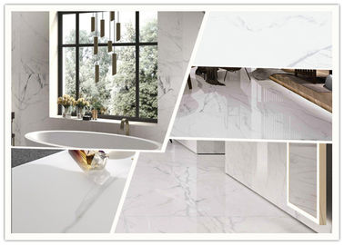 De super Witte Carrara Opgepoetste Grootte van de Porseleintegel 24x48 12 Mm-Dikte