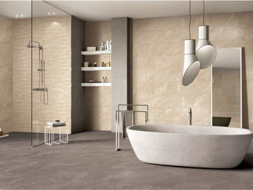 60 * 60cm Anti-Slip Stone Look Porseleinen tegel met lage wateropname Ceram Geel badkamer wandtegel