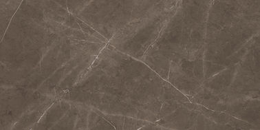 Van de de Plak Bruine Kleur van fabrikantensolid surface marble Grote Tegel 750x1500mm de Hete Tegels van het Verkoop Binnenporselein