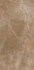 De bruine Verglaasde Villa poetste Marmer op kijkt van de Vloertegels van het Tegelporselein Ceramische Prijs 1200x2400mm