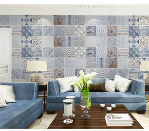 Moderne het Ontwerpsteen 300*300mm van het bloempatroon Binnenlandse Muurtegels