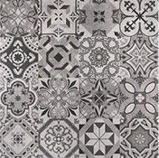De decoratieve Ceramische Steen600x600 Bloem kijkt Tegel