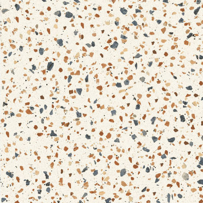 De beige de Vloertegels van het Mengelingsterrazzo cementeren Binnencountertop van de Lijstkeuken Plakken 60X60CM